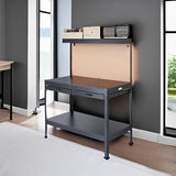 Olympia Tools Multipurpose Workbench With Power Outlets and Light, 410-014-0111 , Black Olympia Tools