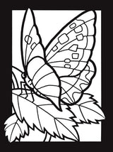 Butterflies Mini Stained Glass Coloring Book (Dover Little Activity Books: Insects) Dover Publications