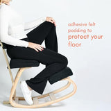 Sleekform East Austin Kneeling Chair, Posture Support Comfortable Ergonomic Kneeling Chair, Natural Back Pain Relief, Best for Posture Sleekform