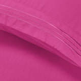Elegant Comfort Luxury 4-Piece Bed Sheet Set - Luxury Bedding 1500 Premium Hotel Quality Microfiber, Wrinkle Resistant Cool & Breathable, Easy Elastic Fitted, King, Hot Pink Elegant Comfort