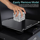 Mefine Creality Ender 3 Glass Bed Upgraded 3D Printer Tempered Glass Plate Build Surface for Ender 3/Ender 3 Pro/Ender 3 V2/Ender 5/Ender 5 Pro/Ender 3 S1, 235x235x4mm Mefine