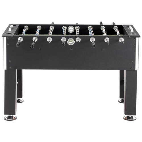 VEVOR Foosball Table, 55 inch Standard Size Foosball Table, Indoor Full Size Foosball Table for Home, Family, and Game Room, Soccer with Foosball Table Set, Includes 4 Balls and 4 Cup Holders - WoodArtSupply