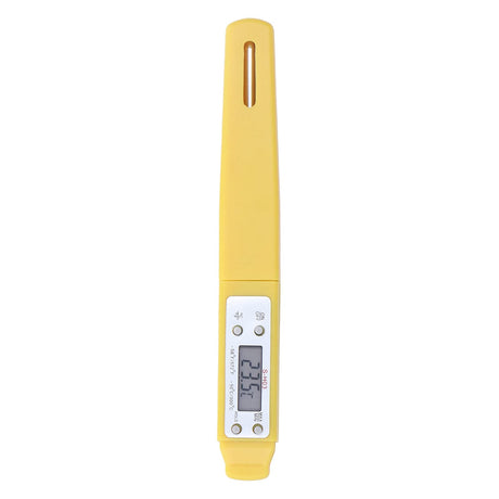 Akozon Digital Food Thermometer Automatic Calibration Pen High Accuracy Electronic Pocket Thermometer Yellow Home and Family Appliance and Decor Akozon