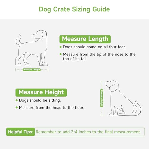 Real Relax Large Dog Crate Furniture, 71” Multi-Purpose Dog House w/Double Rooms, Divider and Sliding Barn Door, Steel Frame Indoor Double Dog Crate for Medium Small Dogs, White Real Relax