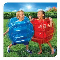 BANZAI: Bump N' Bounce Body Bumpers, A Game of Bumping & Bopping, 2 Bumpers Included in Red & Blue, Fun & Safe Cushion Inflatable Surface, For Ages 4 and up BANZAI