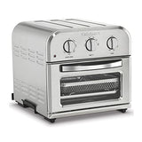 Cuisinart TOA-26 Compact Airfryer Toaster Oven, 1800-Watt Motor with 6-in-1 Functions and Wide Temperature Range, Air Fryer, Stainless Steel Cuisinart