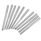 Yakamoz 10 Pack 1/8" Shank Double Flute Straight Bits CNC Router End Mill Set Flush Trim Slot Cutting Bit Milling Cutter for Wood MDF PCB YAKAMOZ