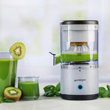 Hurricane Juicer, Powerful Cordless Juice Extractor Machine, Compact Design Fruit Juicer with Dishwasher-Safe Parts, Rechargeable 500 RPM Electric Juicer for Oranges, Berries & More Ontel