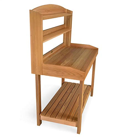 All Things Cedar PB48 Deluxe Potting Bench | Outdoor Garden Table & Plant Bench | Garden Potting Table with Untreated Western Red Cedar | Handcrafted Gardening Bench for Outdoors (47x24x61) All Things Cedar