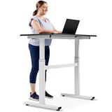 Sunny Health & Fitness Multi-Purpose Air-Drive Adjustable Standing Desk, Pneumatic Air Lifting, Electricity-Free, Scratch-Resistant Surface with up to 47.2" Height, Treadmill Compatible SF-A023001 Sunny Health & Fitness