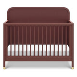 Namesake Brimsley Tambour 4-in-1 Convertible Crib in Crimson, GREENGUARD Gold Certified NAMESAKE