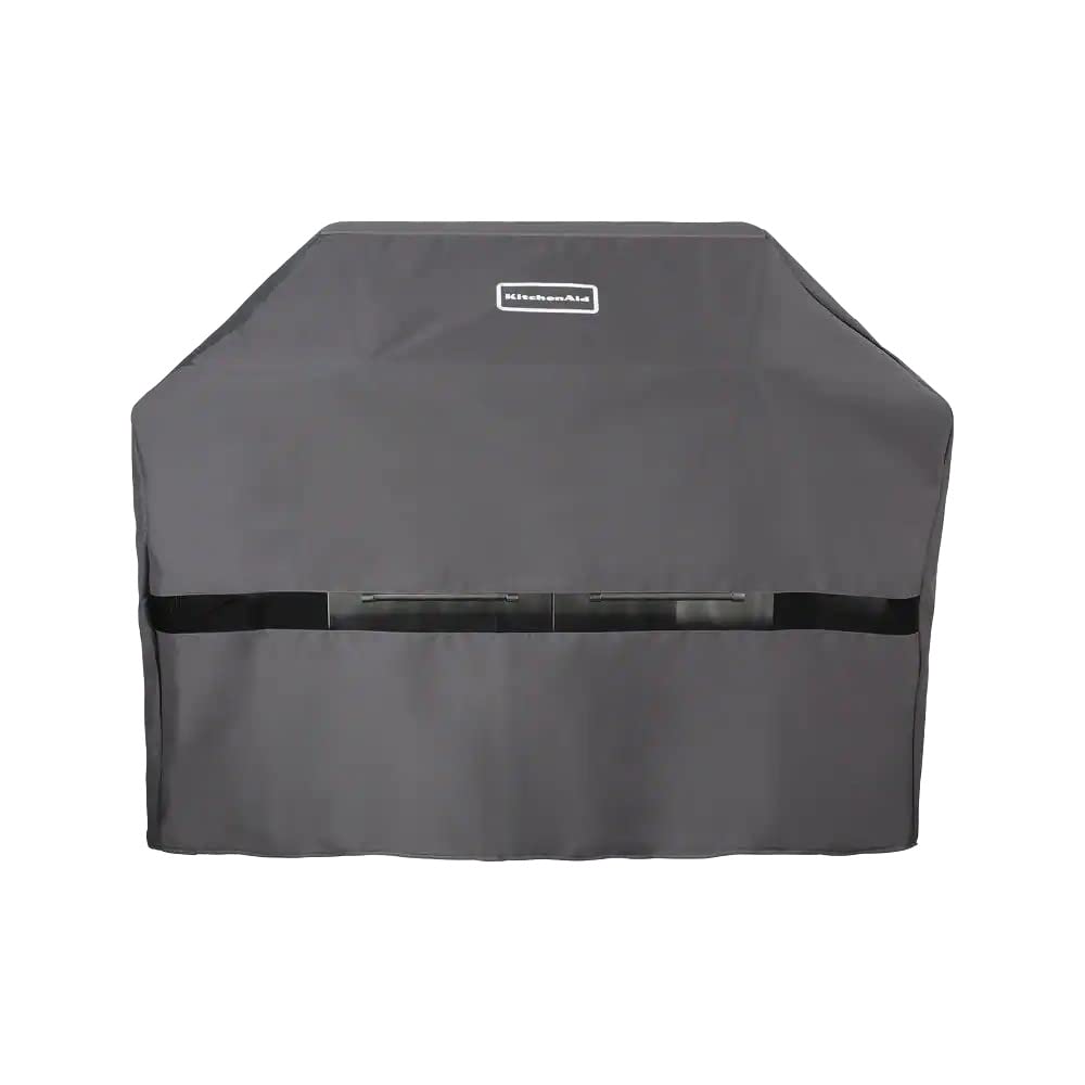KitchenAid 700-0745A 56-inch x 23-inch Gas Grill Cover, Grey KitchenAid