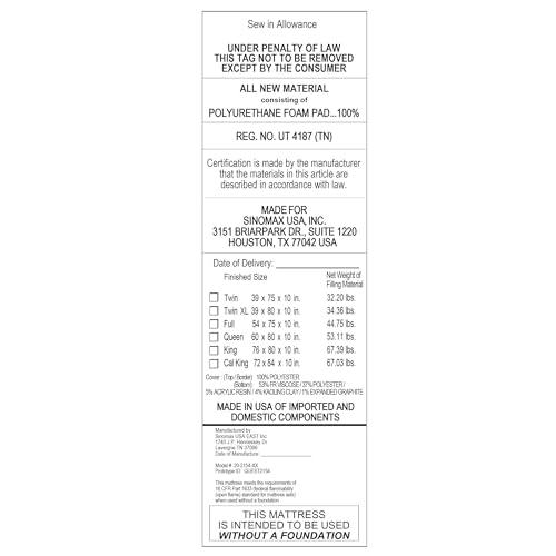 Vibe Heather Grey Gel Memory Foam Mattress, CertiPUR-US and Oeko-TEX Certifed Bed-in-a-Box in Ultra Small Package, 10-Inch, Queen Vibe