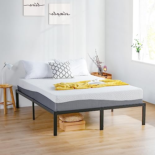 Olee Sleep Twin Mattress, 10 Inch Gel Memory Foam Mattress, Gel Infused for Comfort and Pressure Relief, CertiPUR-US Certified, Bed-in-a-Box, Medium Firm, Grey, Twin Size Olee Sleep