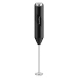 Bonsenkitchen Powerful Milk Frother for Coffee, Fast Handheld Drink Mixer with Stainless Steel Whisk, Battery Operated Hand Frother Stirrer Wand-Black Bonsenkitchen