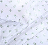 Stone Cottage - Full Sheets, Cotton Percale Bedding Set, Crisp & Cool Ideal Bedding Set (Green Sketchy Ditsy, Full) Stone Cottage