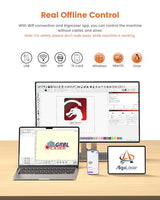 AlgoLaser DIY KIT Mini Laser Engraver, 5W Output Power Laser Cutting Engraving Machine for Beginners, Laser Engraver Machine for Metal Aluminum Glass Leather etc AlgoLaser