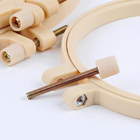 Allazone 3 Set Embroidery Starter Kits for Beginner, Cat Punch Needle Kit with Instruction, Plastic Hoop, Yarns and Embroidery Handle Needle Pen Allazone
