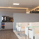 Honeywell Beverage Refrigerator and Cooler, 115 Can Mini Fridge with Glass Door for Soda Beer or Wine for Office or Bar with Adjustable Removable Shelving Honeywell