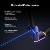 ComMarker X 6W UV Engraving Machine, 3D Internal Engraving, Auto-Focus with LiDAR Ranging System, 10,000mm/s Engraving System, On-Site & Small-Batch Ready Engraving Machine ComMarker