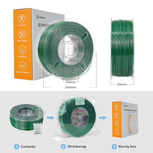 FLASHFORGE Adventurer 5M Pro 3D Printer with ASA Sparkle Racing Green 1kg - WoodArtSupply