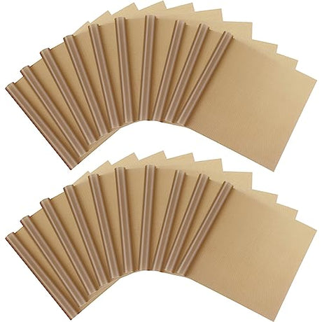 Selizo 20 Pack Teflon Sheet for Heat Press, Heat Transfer Press Cover Paper Heat Resistant Transfer Protector Mats for Cricut Iron HTV Vinyl, Sublimation, Baking and Craft selizo