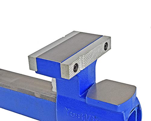 Yost Vises 855-D2 Industrial Grade Reversible Vise, 5.5", Blue - WoodArtSupply