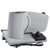 ZENY Professional Stainless Steel Electric Meat Slicer Food & Vegetable Cutter with Removable 7.5" Blade - Adjustable Knob for Thickness - Anti Slip Rubber Feet - Sliver (7.5") ZENY