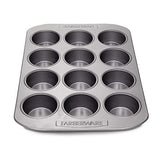 Farberware Nonstick Bakeware 12-Cup Muffin Tin / Nonstick 12-Cup Cupcake Tin - 12 Cup, Gray Farberware