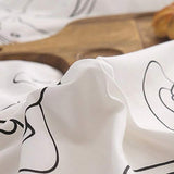 BlueBlue Cats Kids Duvet Cover Set Twin, 100% Cotton Bedding for Boys Girls Teens Single Bed, Cartoon Cats Pattern Print on White, 1 Animal Comforter Cover 2 Pillowcase (Twin, Cute Cat) BlueBlue