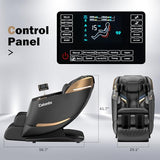 Culanta Massage Chair Full Body, Zero Gravity SL-Track Shiatsu Massage Recliner Chair with Body Scan, Airbags, Foot Rollers, Deep Yoga Stretch, Heating (U1-Black) Culanta