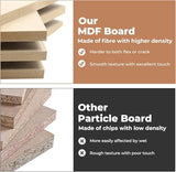 VVFLU Hutch Storage Buffet Cabinet with Drawers, and Charging Station, Coffee Bar Cabinet with Barn Doors, Wine Rack and Hooks, Blue Wood Sideboard Buffet for Kitchen, Dining Room, 54.1" High VVFLU