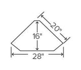 Howard Miller Dominic Corner Curio Cabinet 680-485 – Legacy Oak Finish, Vertical Home Decor, 6 Glass Shelves, 7 Level Display Case, No Reach Light, Locking Door Howard Miller