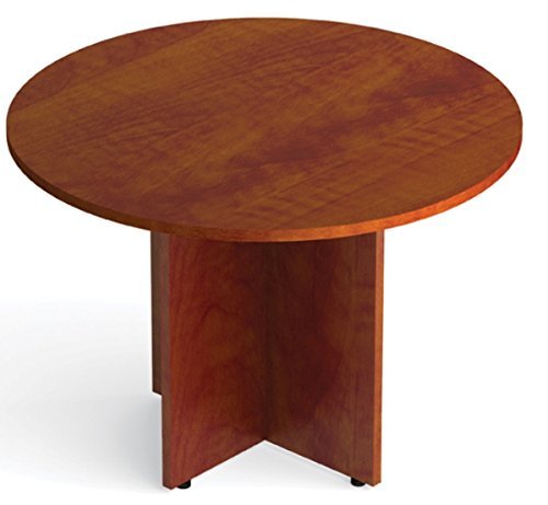 Offices to Go SL42R Round Conference Table American Dark Cherry Offices To Go