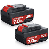 GROWFEAT 2Pack 7.0Ah Battery Replacement for Porter Cable 20V Battery, Compatible with PCC685L PCC680L PCC682L PCC685LP Replace for Porter Cable 20-Volt Lithium-ion Battery GROWFEAT
