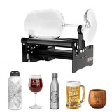 Ortur YRR2.0, Y-axis Laser Rotary Roller for Most Laser Engraver, 7 Adjustable Width Settings, Diameter Range from 8 mm to 110 mm for Engraving Cylindrical Objects, Tumblers, Wine Glass Ortur