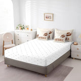 Feelyou Football Comforter Set with Sheets Full Size Rugby Sports 7 Pieces Bedding Set for Kids Boys Girls Teens Beige Brown Sports Ball Game Bed in a Bag Gift for Football Lover Bed Set Feelyou
