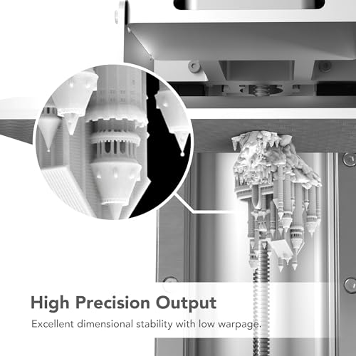 phrozen Aqua Snow-Gray 8K 3D Printing Resin, Ultra-High Detail Display Resin for Miniatures, Busts & Models, Optimized for 8K LCD Resin Printers, 405nm, 1KG