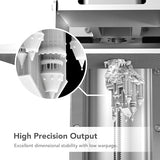 phrozen Aqua Snow-Gray 8K 3D Printing Resin, Ultra-High Detail Display Resin for Miniatures, Busts & Models, Optimized for 8K LCD Resin Printers, 405nm, 1KG