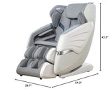 Massage Chairs with AI Voice, App Control SL Track Zero Gravity Full Body Massage Recliner Gray WoodArtSupply