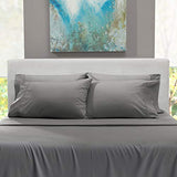 Hearth & Harbor Extra Deep Pocket Sheets - Fits Mattress 18-24 Inches Deep - Extra Deep Pocket Full Size Sets - 6 Piece Full Size - Full - Gray Hearth & Harbor