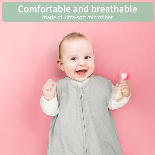 GUNTAIL Baby Crib Sheets for Boys Girls, 2 Pack Fitted Crib Sheet for Standard Crib and Toddler Mattress, Soft Microfiber Baby Sheet 52x28x8in. (Love & Pink) GUNTAIL