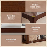 Giantex 47" Wood Console Table, 2-Tier Mid Century Modern Entryway Table w/Storage Shelf, Narrow Sofa Table w/Solid Rubber Wood Frame, Behind Couch Table for Hallway, Living Room, Foyer Giantex