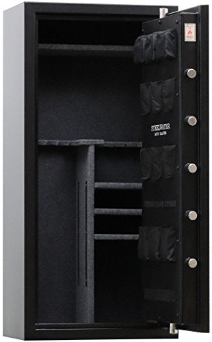 20 Long Gun Max Cap.- 1 Hr. Fire Protection Gun Safe- Blk- AMEGS5928-EMP Steelwater Gun Safes