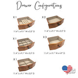 Alveare Home Louisa Jewelry Armoire, Oak Alveare Home