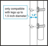 Machrus Upper Bounce Trampoline Safety Enclosure Set for 8 FT 10FT 12FT 13FT 14FT 15FT 16FT Frames - Includes Net, Poles & Hardware - Installs Inside Frame Upper Bounce