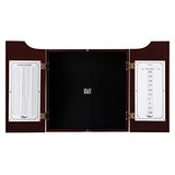 Viper Hudson Sisal/Bristle Steel Tip Dartboard Cabinet, Mahogany Finish Viper