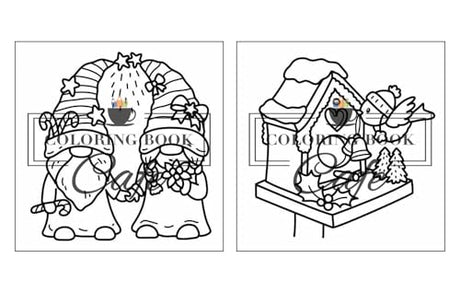 Cozy Christmas: Cute and Cozy Coloring Book for Adults & Teens Featuring Easy and Bold Christmas Designs WoodArtSupply