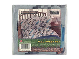Jay Franco Kids Sheet Set with Fitted, Flat Sheets & Pillow Cover - Ultra-Soft Bedding with Pillowcase for Room Decor, Multi - Minecraft, 4 Piece Full Jay Franco