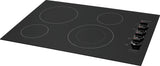 Frigidaire FFEC3025UB 30 Inch Electric Smoothtop Style Cooktop with 4 Elements in Black Frigidaire